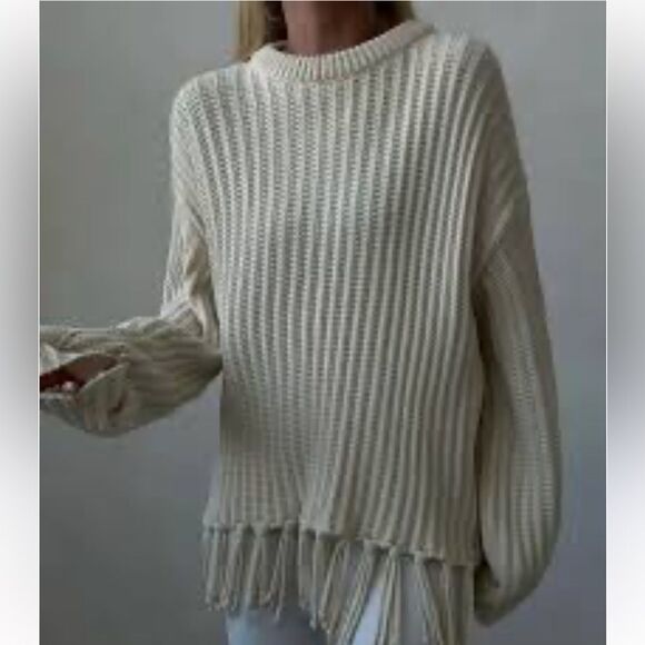 H&M Fringe Sweater - Picture 1 of 4